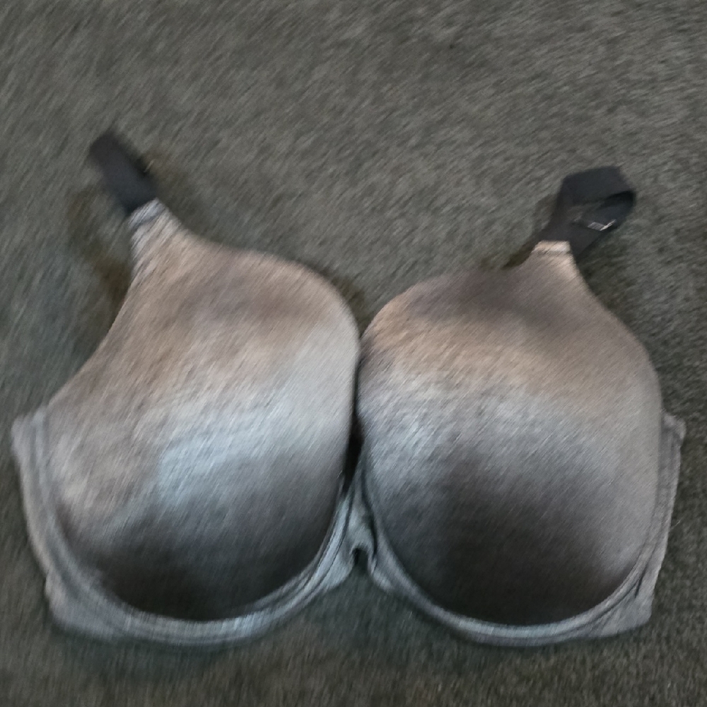 Adore Me Charcoal Bra